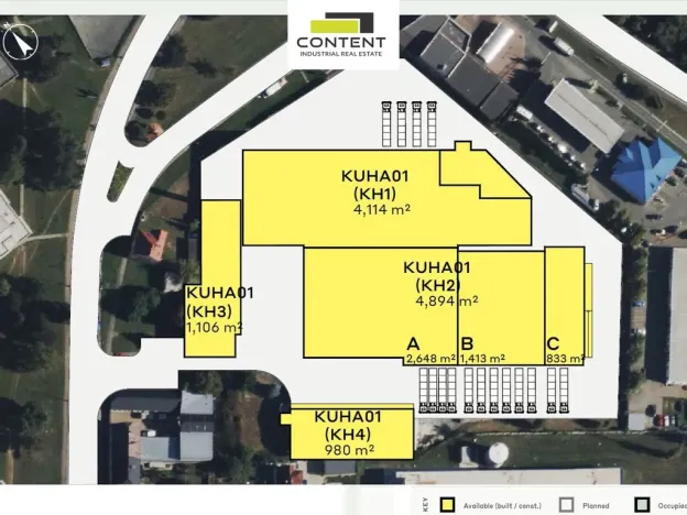 Pronájem skladu, Kutná Hora - Hlouška, Masarykova, 9008 m2