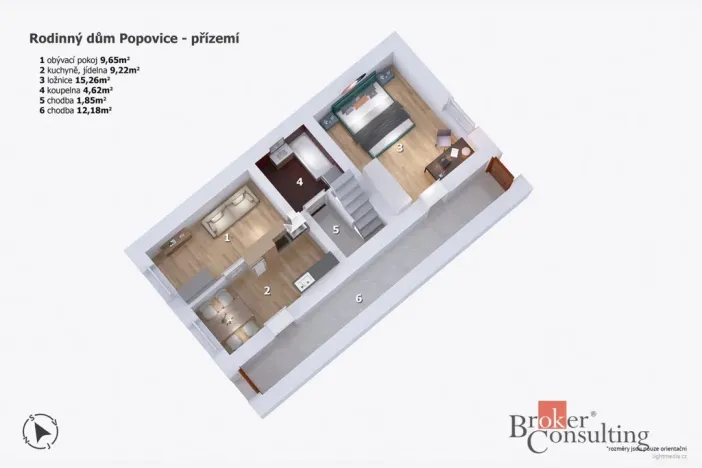 Prodej rodinného domu, Jičín - Popovice, 90 m2