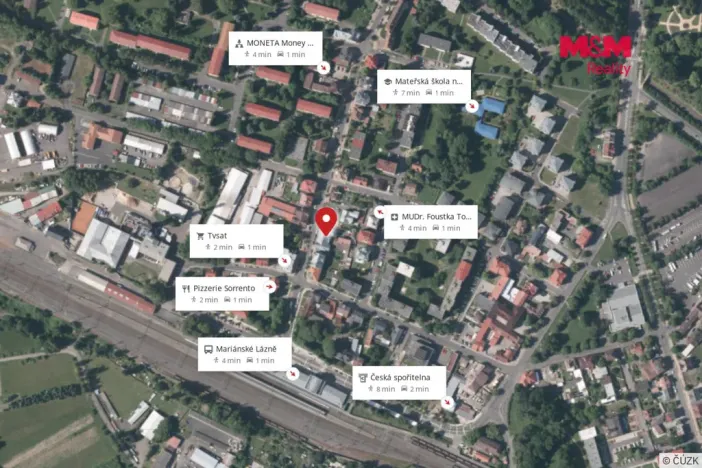 Prodej bytu 4+kk, Mariánské Lázně, Husova, 90 m2