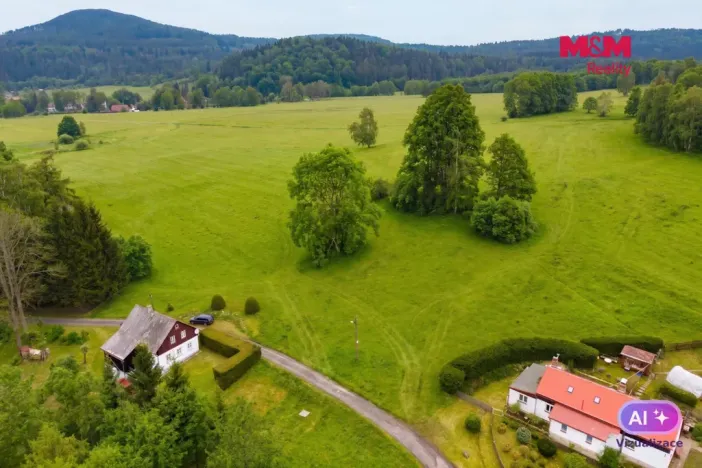 Prodej louky, Chřibská - Krásné Pole, 1301 m2