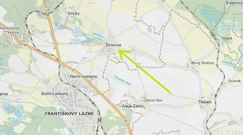 Prodej pozemku pro bydlení, Františkovy Lázně, 3240 m2