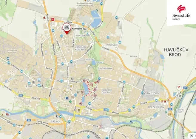 Prodej bytu 1+1, Havlíčkův Brod, Na Výšině, 40 m2