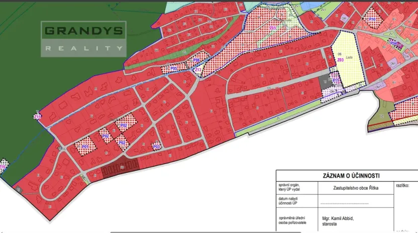 Prodej pozemku pro bydlení, Řitka, Pod Pražskou, 1252 m2