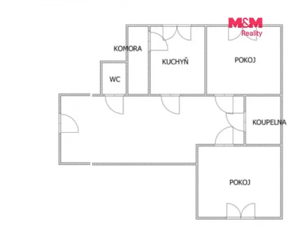 Prodej bytu 2+1, Ostrava - Výškovice, Jičínská, 53 m2