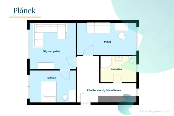 Prodej bytu 3+kk, Velešín, Budějovická, 56 m2