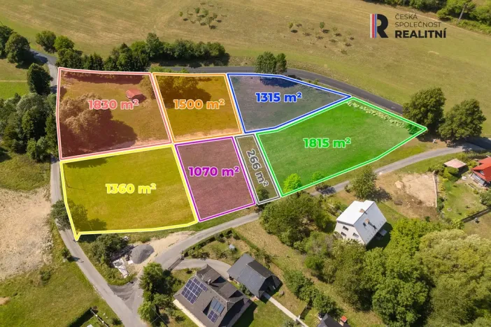 Prodej pozemku pro bydlení, Držková, 1830 m2