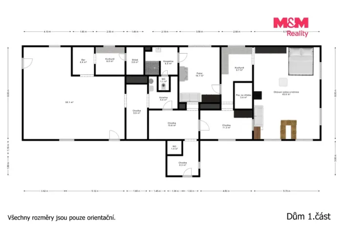 Prodej rodinného domu, Srbice - Háje, 175 m2