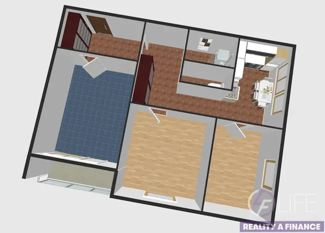 Prodej bytu 3+1, Vrchlabí, Horská, 63 m2