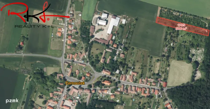 Prodej zahrady, Černouček, 5000 m2