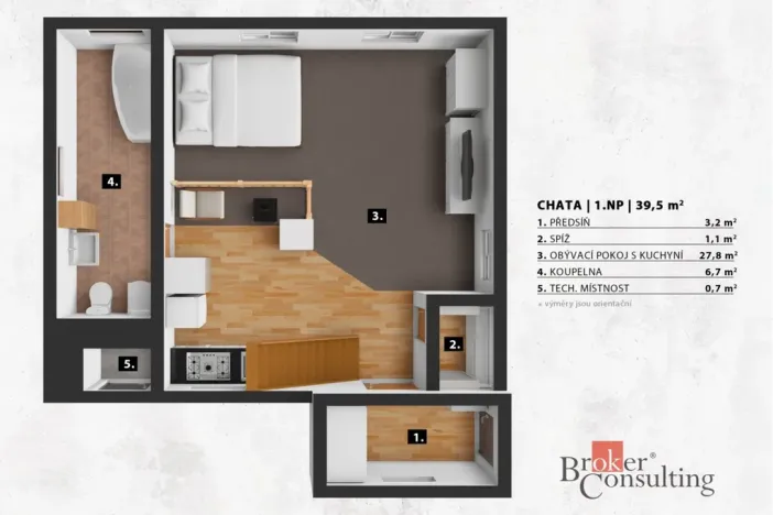 Prodej chaty, Dlouhý Most, 62 m2