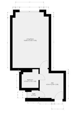Pronájem bytu 1+kk, Praha - Braník, Nad přívozem, 29 m2