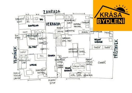 Pronájem chalupy, Rohozná, 220 m2