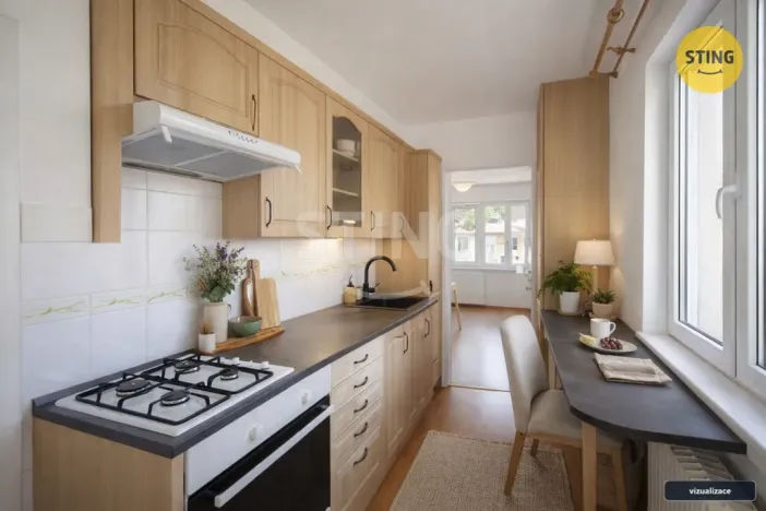 Pronájem bytu 1+1, Zlín, Hluboká, 37 m2