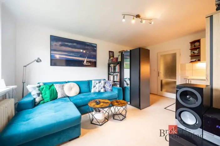 Pronájem bytu 1+kk, Praha - Střešovice, Na Petynce, 38 m2