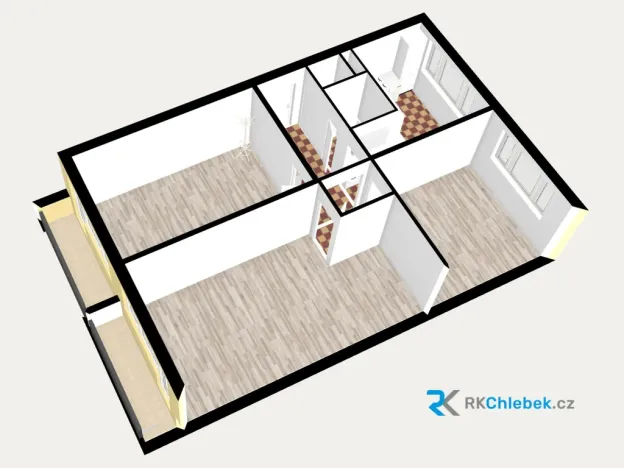 Prodej bytu 3+1, Frýdek-Místek - Místek, Frýdlantská, 84 m2
