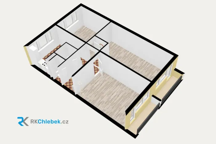 Prodej bytu 3+1, Frýdek-Místek - Místek, Frýdlantská, 84 m2