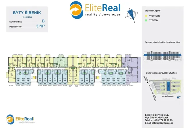 Pronájem bytu 1+kk, Olomouc, Třída Jiřího Pelikána, 35 m2