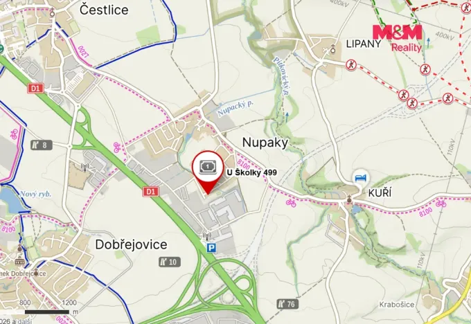 Pronájem bytu 3+1, Nupaky, U Školky, 72 m2