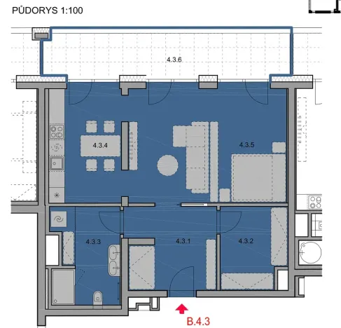 Pronájem bytu 1+1, Brno, Křenová, 72 m2