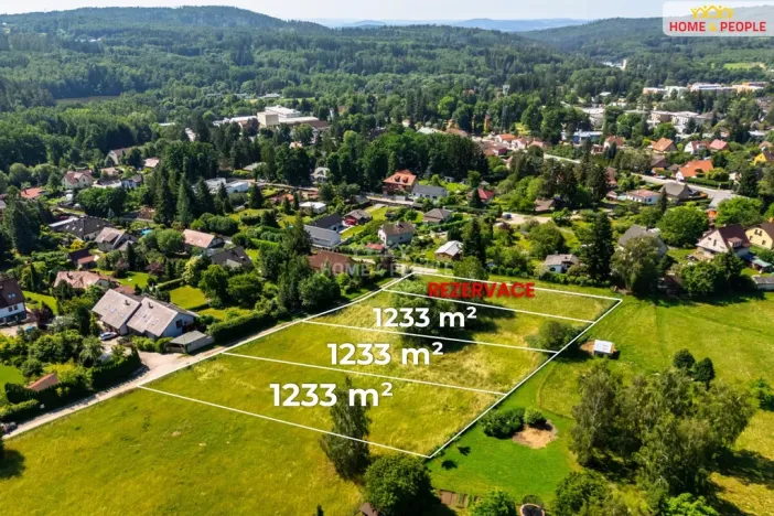 Prodej pozemku pro bydlení, Kamenice - Nová Hospoda, Nová, 1233 m2