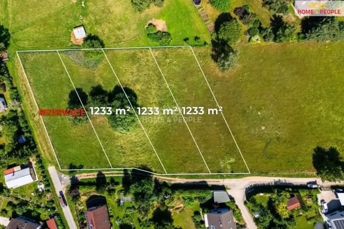 Prodej pozemku pro bydlení, Kamenice - Nová Hospoda, Nová, 1233 m2