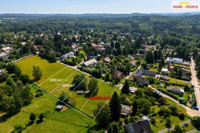 Prodej pozemku pro bydlení, Kamenice - Nová Hospoda, Nová, 1233 m2