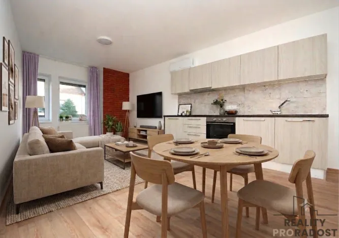 Pronájem bytu 2+kk, Velké Pavlovice, Hlavní, 50 m2