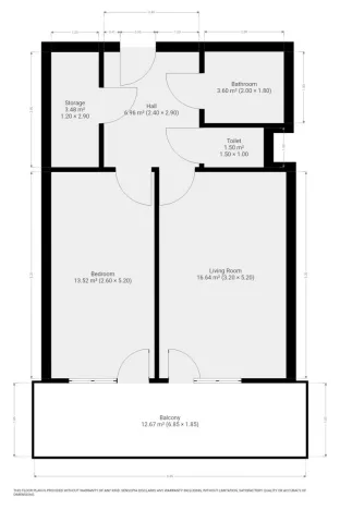 Pronájem bytu 2+kk, Praha - Troja, Mazurská, 50 m2