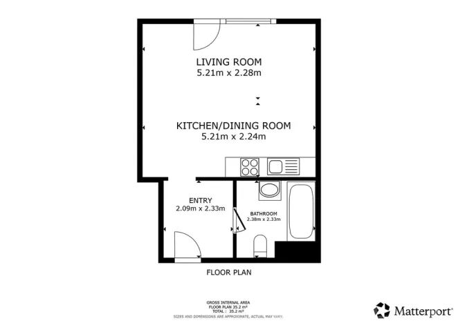 Pronájem bytu 1+kk, Praha - Chodov, Nebřenická, 37 m2