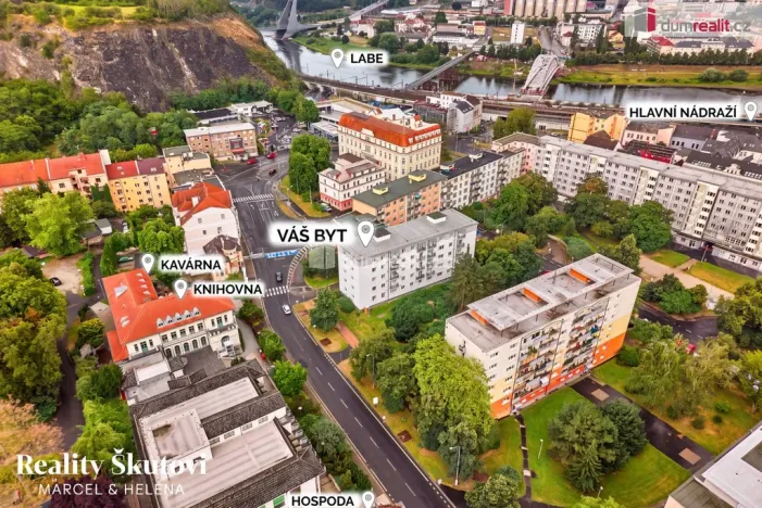 Prodej bytu 2+1, Ústí nad Labem - Ústí nad Labem-centrum, Velká Hradební, 45 m2