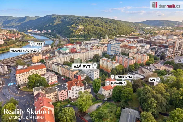 Prodej bytu 2+1, Ústí nad Labem - Ústí nad Labem-centrum, Velká Hradební, 45 m2