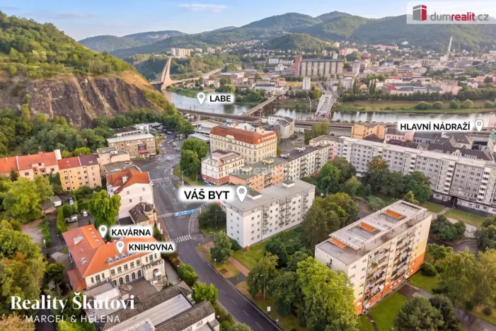 Prodej bytu 2+1, Ústí nad Labem - Ústí nad Labem-centrum, Velká Hradební, 45 m2