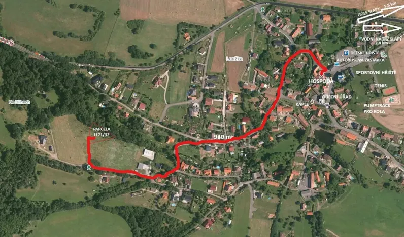 Prodej pozemku pro bydlení, Buš, 1284 m2