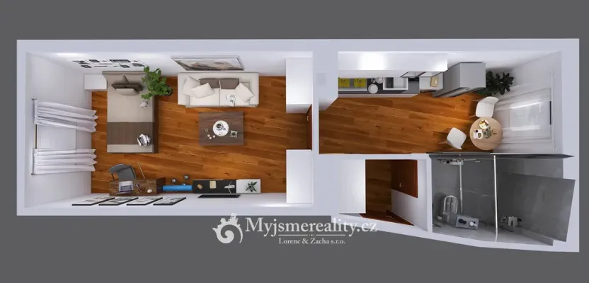 Pronájem bytu 1+1, Znojmo, Mariánské náměstí, 36 m2