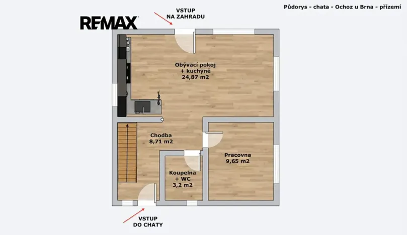 Prodej chaty, Ochoz u Brna, 91 m2