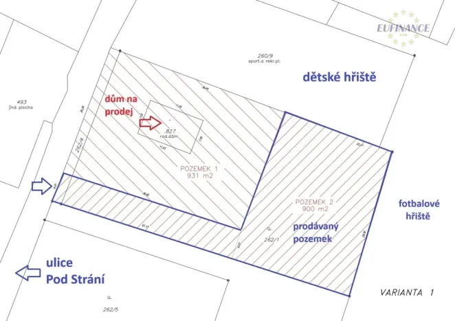 Prodej pozemku pro bydlení, Nelahozeves - Hleďsebe 1.díl, Pod strání, 900 m2