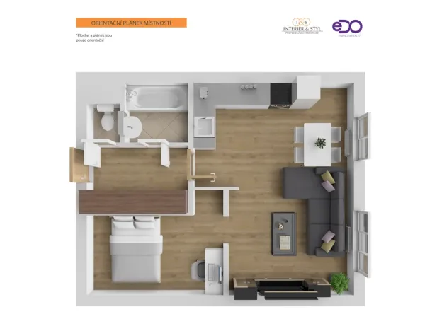 Prodej bytu 1+kk, Praha, Bohumínská, 40 m2