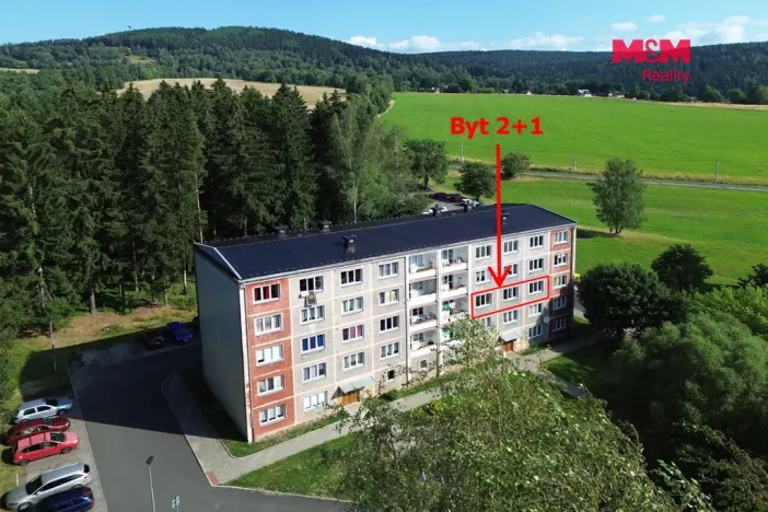 Prodej bytu 2+1, Rotava, Sídliště, 53 m2
