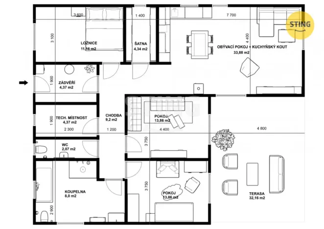 Prodej rodinného domu, Vratimov, Obvodová, 138 m2