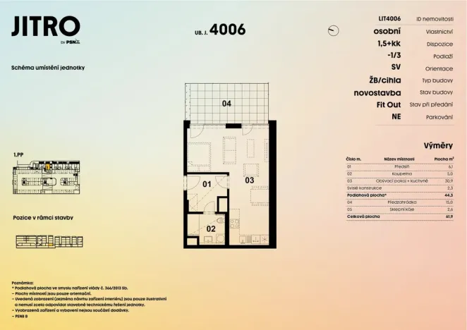Prodej bytu 1+kk, Praha - Vršovice, Litevská, 42 m2