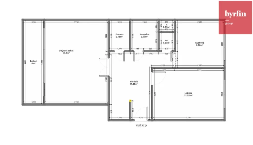 Pronájem bytu 2+1, Opava, Rolnická, 58 m2