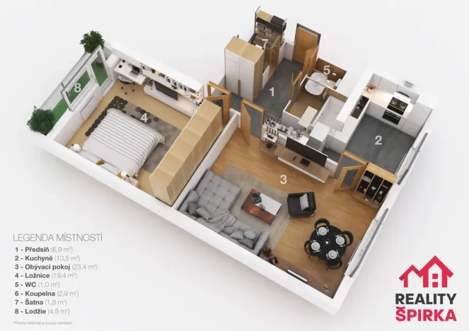Prodej bytu 2+1, Svitavy - Lány, Felberova, 66 m2