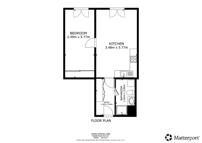 Pronájem bytu 2+kk, Praha - Žižkov, Hartigova, 47 m2