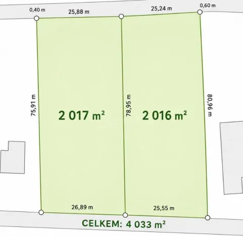 Prodej pozemku pro bydlení, Štarnov, 4033 m2