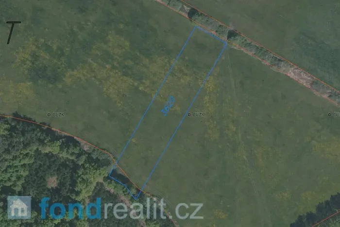 Prodej pole, Dříteň - Záblatí, 949 m2