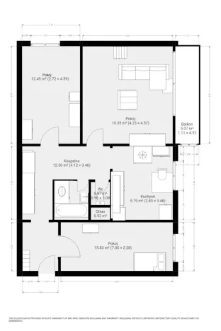 Pronájem bytu 3+1, Brno, Velkopavlovická, 71 m2