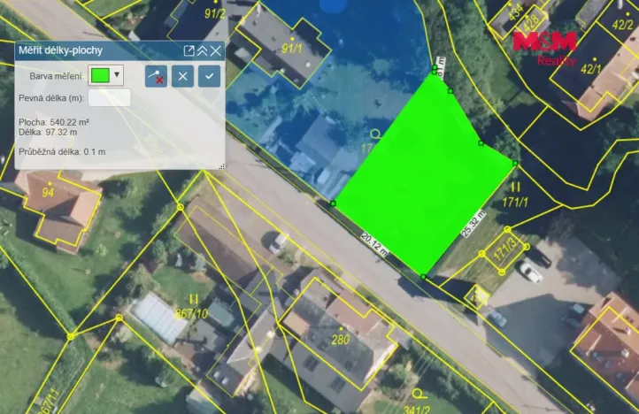Prodej pozemku pro bydlení, Rudoltice, 500 m2