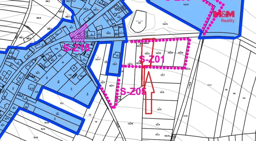 Prodej pozemku pro bydlení, Sedliště, 365 m2