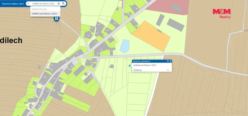 Prodej pozemku pro bydlení, Sedliště, 365 m2