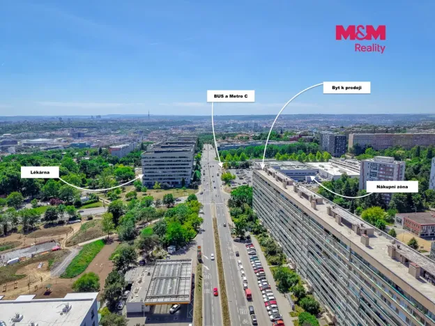 Prodej bytu 3+1, Praha - Prosek, Prosecká, 69 m2